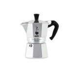 Cafetera Italiana Bialetti Moka Express Plateado Aluminio Metal 60 ml 1 Taza