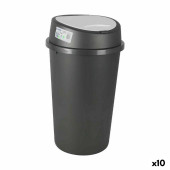 Cubo para la Basura Tontarelli Push Gris Blanco 25 L (10 Unidades)