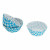 Set de Moldes de Repostería Desechable Azul (36 Unidades) (50 pcs)