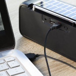 Altavoz Inalámbrico con Carga solar y Linterna LED Sunker InnovaGoods