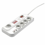 Regleta Enchufes 5 Tomas con Interruptor Salicru 680BA000005 USB (1,8 m) (1,8 m)