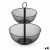 Frutero Confortime Doble Metal 31 x 31 x 41 cm (4 Unidades)