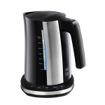 Hervidor y Tetera Eléctrica Melitta LOOK AQUA DELUXE BLACK EU Negro/Plateado Acero Inoxidable 2400 W 1,7 L