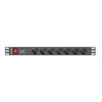 Regleta Lanberg PDU-07F-0200-IEC-BK (1 m) (2 m)