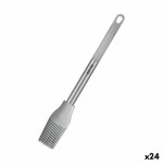 Pincel de Silicona Quttin Gris Silicona Acero 28 x 4 cm (24 Unidades)