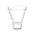 Vaso Transparente Vidrio 230 ml (24 Unidades)