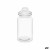 Tarro Transparente Vidrio 1,2 L (12 Unidades) Con Tapa