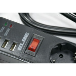 Regleta Enchufes 4 Tomas con interruptor ELBE RE002 3600 W 220 V  