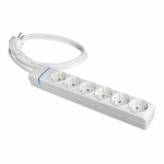 Regleta Enchufes 6 Tomas sin Interruptor Solera 8016p 250 V 16 A (1,5 m)