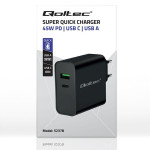 Cargador de Pared Qoltec 52378 Negro 45 W (1 unidad)