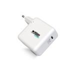 Cargador de Pared + Cable USB C Urban Factory GSC65UF Blanco