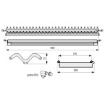 Escurreplatos/Vasos Inoxmatic M700 Inoxidable Con Bandeja Recogeagua. Inoxidable Aisi 304.