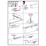 Kit Eclettica Amortiguado Puerta 2M 80Kg C/Perfil 2M. Para 1 Puerta.