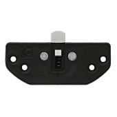 Patin Desliz. Superior Negro Con Muelle Para Sistema De Deslizamiento Correbase