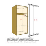 Barra Estabiliza Mecanismo Pegaso 2500Mm Para Union Mecanism. Apert/Horiz Superior, Inferior