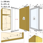 Mecanismo Pta.horiz. Pegaso-Soft 450Mm Puerta Madera O Alum., Con Cierre Amort. (17Kgs)