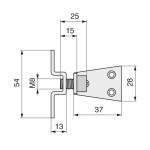 Union Lateral Tensor Hamburgo Con Tornillo