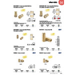 Tuerca Embutir Hexagonal D6X8Mm. M4 Para Pomo (100 uds.)