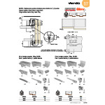 Kit Herrajes Amortiguado 2 Posiciones 70K Sp35 Glow+ (Pta.interna + Pta.externa) 70Kgs.