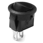 Interruptor Unipolar Dyal-Mini Para Embutir Negro