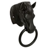 Aldabon Caballo Anilla 310/A Forja Negro