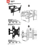 Soporte Tv Doble Brazo 30"-70" Peso 45Kg Tv A Pared 130-525Mm