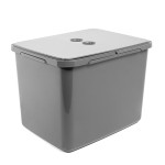 Cubo De Basura Modelo Elegans M600 2X16L Acabado Antracita