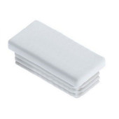 Contera Rectangular Interior 30X15 Mm Blanca (500 uds.)