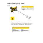 Mezclador Pintura 1600W Stanley Fme190-Qs