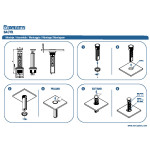 Torre Telescópica De Aluminio Sacyr Ø80 3 Tomas + 2 Usb Ip20, 3 Schuko + 2 Usb. 3500W