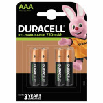 Pilas Recargables DURACELL AAA LR3     4UD 750 mAh (10 Unidades)