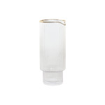 Jarra Home ESPRIT Transparente Dorado Cristal