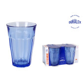 Set de Vasos Duralex Picardie Azul 360 ml Ø 8,8 x 12,4 cm (4 Unidades)