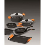 Sartén Wok BRA Sartén Efficient Negro Aluminio Ø 24 cm