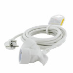 Cable alargador Chacon   Blanco