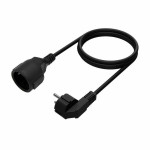 Cable alargador Aisens A132-0600 Negro 2 m