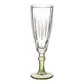 Copa de champán Exotic Cristal Verde 170 ml