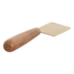 Cuchillos para Queso Home ESPRIT Dorado Natural Acero Inoxidable Acacia 2 Unidades (3 Piezas)