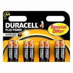 Pilas Alcalinas DURACELL LR06 LR6 AA 1.5V (8 pcs)