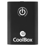 Transmisor-Receptor de Audio Bluetooth CoolBox COO-BTALINK 160 mAh Negro