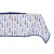 Set de mantelería DKD Home Decor 150 x 250 x 0,5 cm Rojo Azul Blanco (2 Unidades)