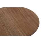 Bandeja de Aperitivos Home ESPRIT Natural Acacia De pie 30 x 30 x 9 cm