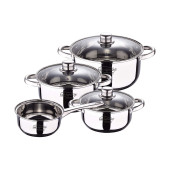 Batería de Cocina San Ignacio Cassel SG8172 Acero Inoxidable (7 Piezas)