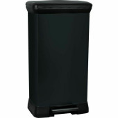 Cubo de basura Curver Negro 50 L Metal Plástico