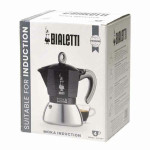 Cafetera Italiana Bialetti Moka Negro Aluminio