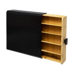 Organizador de Cápsulas de Café 5five Noir Kitchen 33 x 31 x 7,5 cm Negro Metal