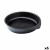 Molde para Tartas Pyrex Magic Negro Metal Redondo Ø 26 cm 6 Unidades