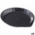 Molde para Tartas Pyrex Magic Negro Metal Plano Redondo Ø 30 cm 6 Unidades