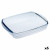 Molde Rectangular Ô Cuisine Ocuisine Vidrio Transparente Vidrio 23 x 15 x 5 cm Rectangular (6 Unidades)