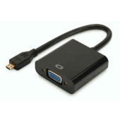 Adaptador Mini HDMI a VGA Digitus DA-70460 Negro